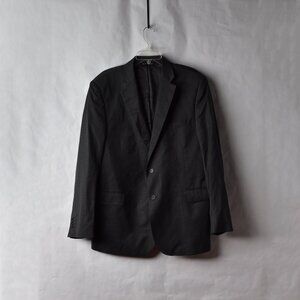 Ermenegildo Zegna 5362 Classic Fit Silk Wool Suit Coat Men’s 44 Regular Charcoal